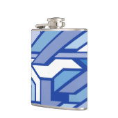 幾何学的なパターン2 フラスク (左)