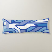 幾何学的なパターン2 ボディピロー (裏面)