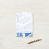 幾何学的なパターン2 ポストイット (デスク上)