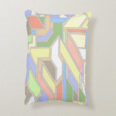 幾何学的なパターン3 アクセントクッション (裏面(縦))