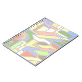 幾何学的なパターン3 ノートブック (左側)