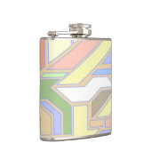 幾何学的なパターン3 フラスク (右)