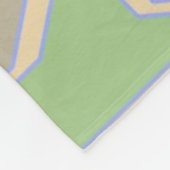 幾何学的なパターン3 フリースブランケット (角)