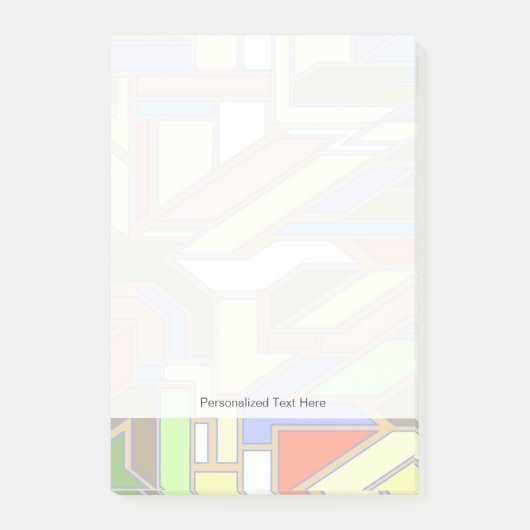 幾何学的なパターン3 ポストイット (正面)