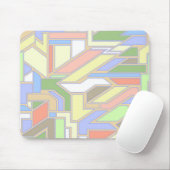 幾何学的なパターン3 マウスパッド (マウス)