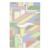 幾何学的なパターン3 ミニクリップボード (裏面)