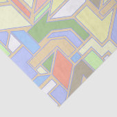 幾何学的なパターン3 薄葉紙 (詳細)