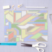 幾何学的なパターン3 薄葉紙 (クラフト)