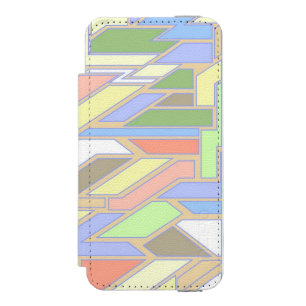 幾何学的なパターン3 iPhone SE/5/5sウォレットケース