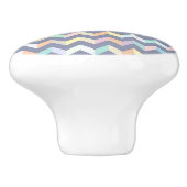 幾何学的なパターン セラミックノブ (側面)