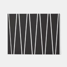 幾何学的なパターン ドアマット