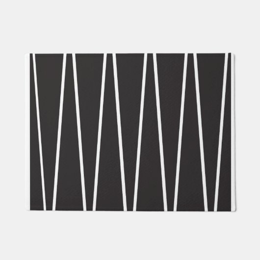 幾何学的なパターン ドアマット (正面)