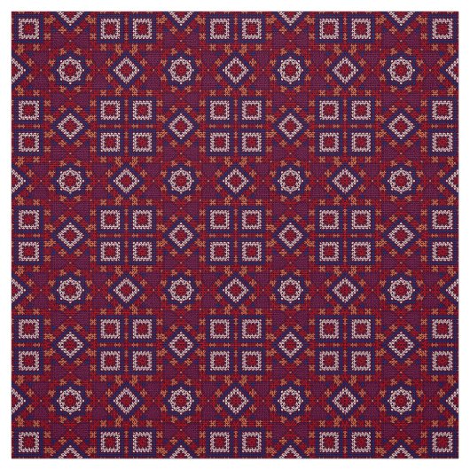 幾何学的なパターン ファブリック (見本)