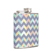 幾何学的なパターン フラスク (右)