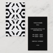 幾何学的なパターン 名刺 (正面/裏面)