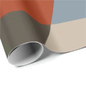 幾何学的なパターン|多彩な三角形 ラッピングペーパー (ロールコーナー)