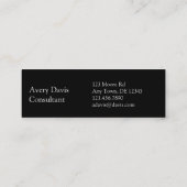 幾何学的なパターン|多彩な円II スキニー名刺 (裏面)