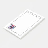 幾何学的なパンダくまは|あなたの名前を加えます ポストイット (アングル)