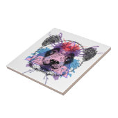 幾何学的なパンダくま タイル (側面)