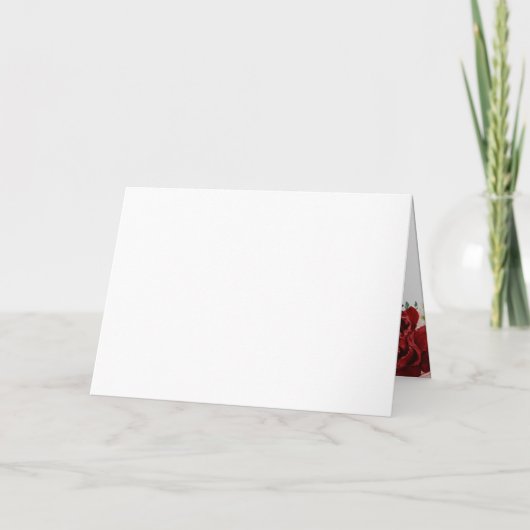 幾何学的なメルローの花柄はです私…決定します 招待状 (裏面)