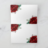 幾何学的なメルローの花柄はです私…決定します 招待状 (内部)