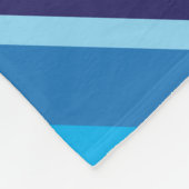 幾何学的なモノグラムフリースブランケット フリースブランケット (角)