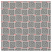 幾何学的なラインパターン ファブリック (クローズアップ)