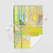 幾何学的なライン形状ゴルフタオル ゴルフタオル (インサイチュ)