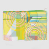 幾何学的なライン形状ゴルフタオル ゴルフタオル (横)