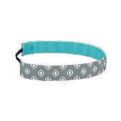 幾何学的なレトロのイカットの種族パターン アスレチックヘッドバンド (左)