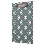 幾何学的なレトロのイカットの種族パターン クリップボード (左)