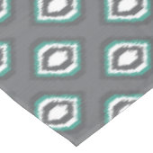 幾何学的なレトロのイカットの種族パターン テーブルクロス (アングル)