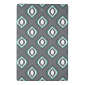 幾何学的なレトロのイカットの種族パターン ミニクリップボード (裏面)