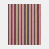 幾何学的なロイヤルサークルカラフルな縦縞 フリースブランケット (正面)