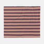 幾何学的なロイヤルサークルカラフルな縦縞 フリースブランケット (正面(横))