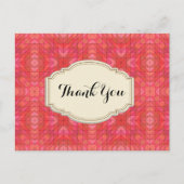 幾何学的な三角形とダイヤモンドありがとう ポストカード (正面)