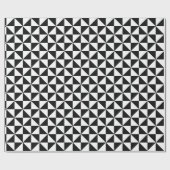 幾何学的な三角形のラッピング紙 ラッピングペーパー (フラット)