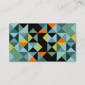 幾何学的な三角形 名刺 (裏面)