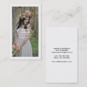 幾何学的な上敷|の写真撮影の名刺 名刺 (正面/裏面)