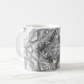 幾何学的な世界 コーヒーマグカップ (正面左)