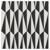 幾何学的な世紀半ば白黒 ファブリック (クローズアップ)