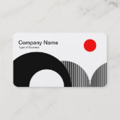 幾何学的な丘01 名刺 (正面)