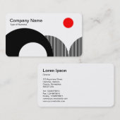 幾何学的な丘01 名刺 (正面/裏面)