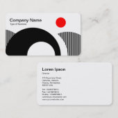 幾何学的な丘02 名刺 (正面/裏面)