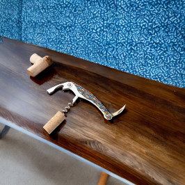 幾何学的な丸い長方形パターン ソムリエナイフ