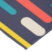 幾何学的な丸い長方形パターン テーブルクロス (アングル)