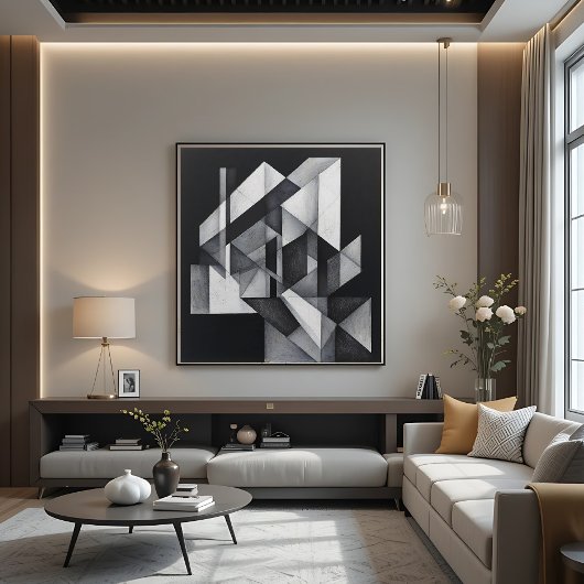 幾何学的な交響曲 キャンバスプリント