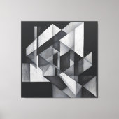 幾何学的な交響曲 キャンバスプリント (正面)