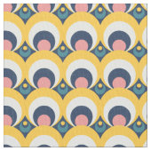 幾何学的な円パターン ファブリック (クローズアップ)