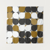 幾何学的な創造性：シームレスなパターンデザイン タペストリー (正面(横))